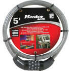 Master Lock 5 Ft. x 3/8 In. Resettable Combination Bicycle Lock Image 2