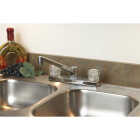 Home Impressions 2- Handle Knob Non-Metallic Kitchen Faucet, Chrome Image 2
