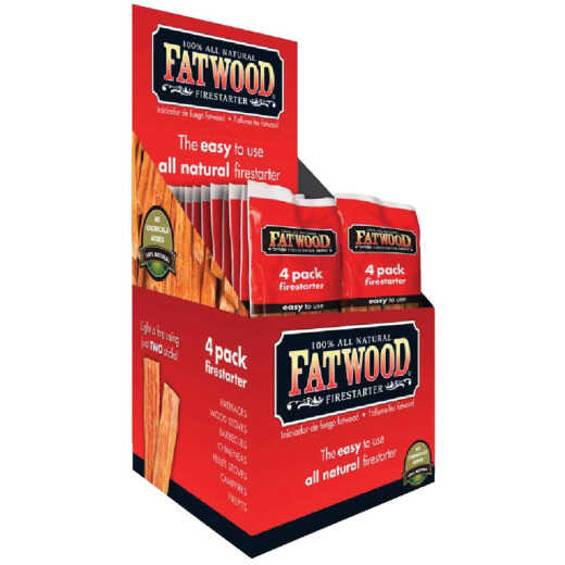 Fatwood Fire Starter Display (26-Pack)