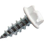 Do it #8 x 1/2 In. White Slotted Hex Washer Head Screw (100 Ct.) Image 1